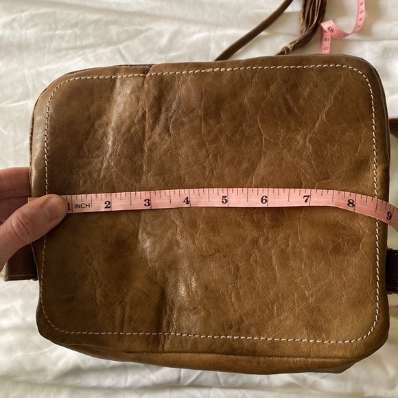 BED STU RARE Underwood LEATHER BACKPACK BAG Drawstring EUC Brown GORGEOUS! - Picture 11 of 13